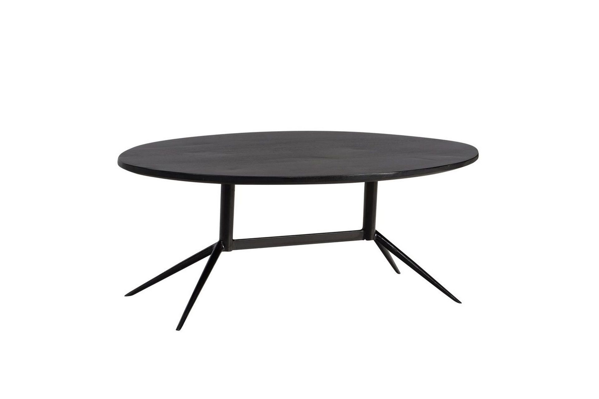 soffbord wohnling massivt trä oval 90 cm modern -