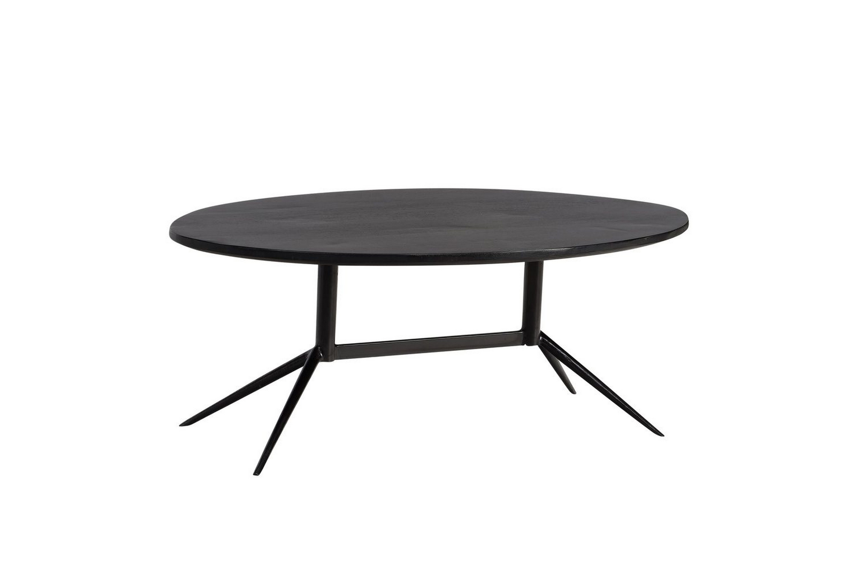 soffbord wohnling massivt trä oval 90 cm modern -