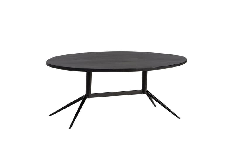 Soffbord Wohnling Massivt trä oval 90 cm modern - Möbler - Vardagsrum - Soffbord & vardagsrumsbord - Soffbord
