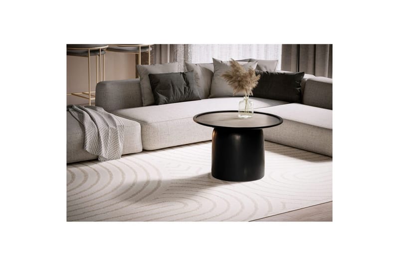 Soffbord Wohnling Massivt trä rund 60 cm cylinderstil bas klassisk modern - Möbler - Vardagsrum - Soffbord & vardagsrumsbord - Soffbord