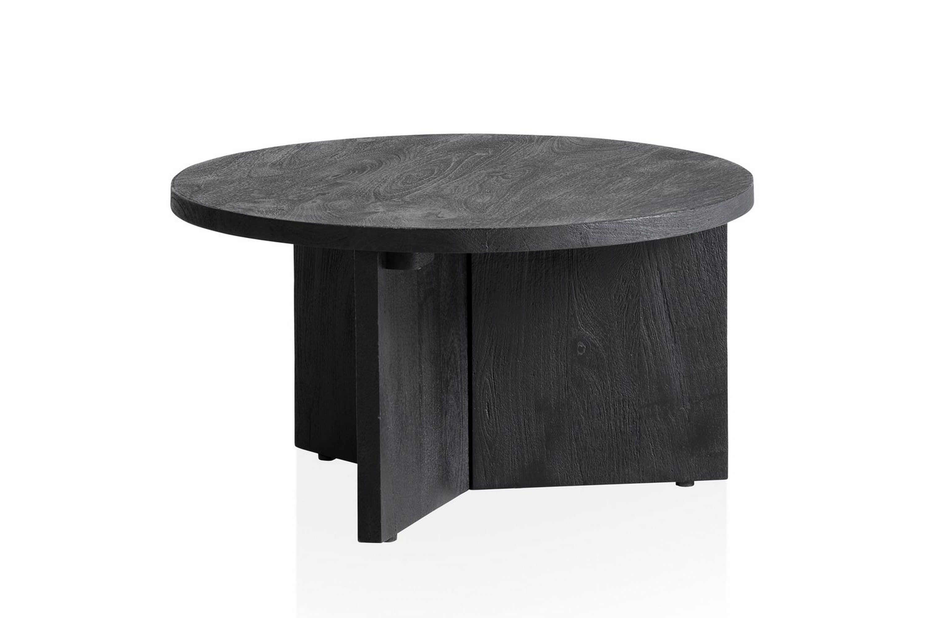 soffbord wohnling massivt trä rund 60 cm klassisk bas lantligt -