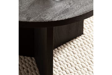 Soffbord Wohnling Massivt trä rund 60 cm klassisk bas lantligt - Möbler - Vardagsrum - Soffbord & vardagsrumsbord - Soffbord