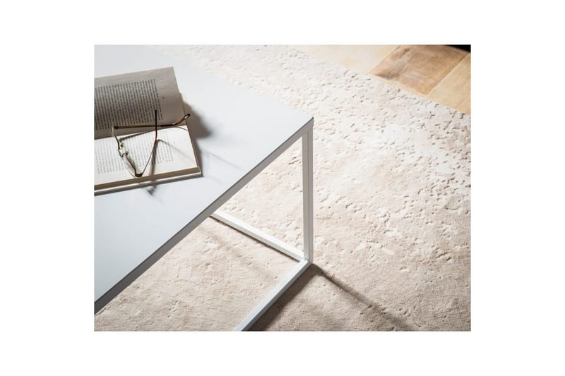 Soffbord Wohnling metall fyrkantig, modern stil Vit - Vit - Möbler - Vardagsrum - Soffbord & vardagsrumsbord - Soffbord