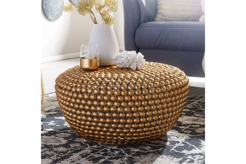 Soffbord Wohnling Metall Rund 60 cm Halvsfärisk Yta Modern - Möbler - Vardagsrum - Soffbord & vardagsrumsbord - Soffbord