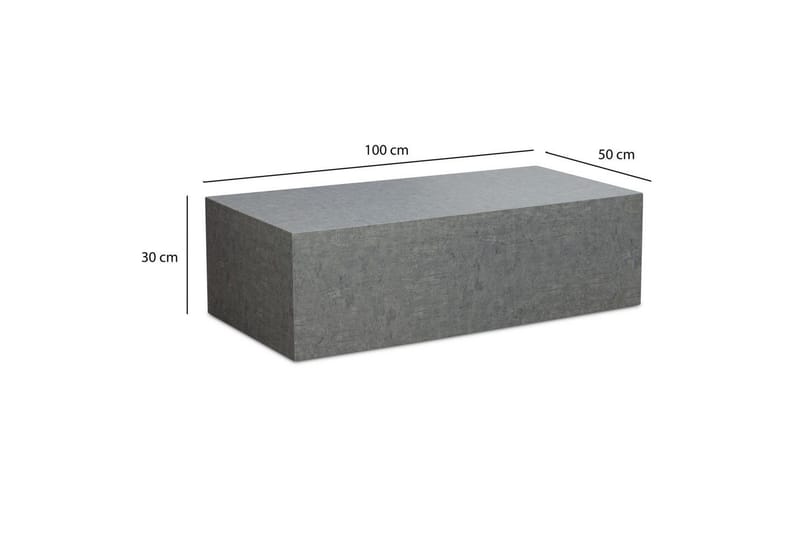 Soffbord Wohnling Monobloc betonglook grå modern - Möbler - Vardagsrum - Soffbord & vardagsrumsbord - Soffbord