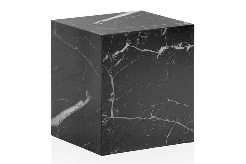 Soffbord Wohnling MONOBLOC marmorausseende 40x40x45 cm, modern stil Marmor Svart - Marmor Svart - Möbler - Vardagsrum - Soffbord & vardagsrumsbord - Soffbord