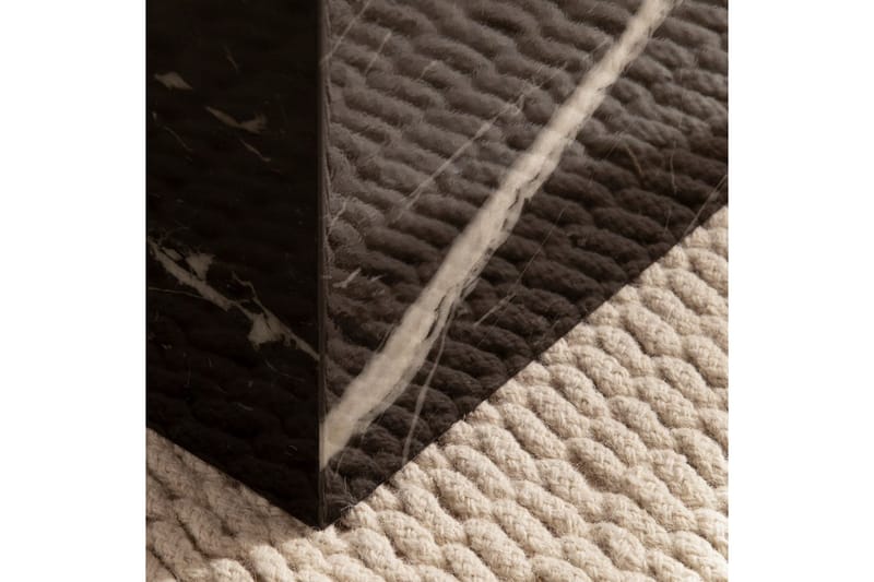 Soffbord Wohnling MONOBLOC marmorausseende 40x40x45 cm, modern stil Marmor Svart - Marmor Svart - Möbler - Vardagsrum - Soffbord & vardagsrumsbord - Soffbord