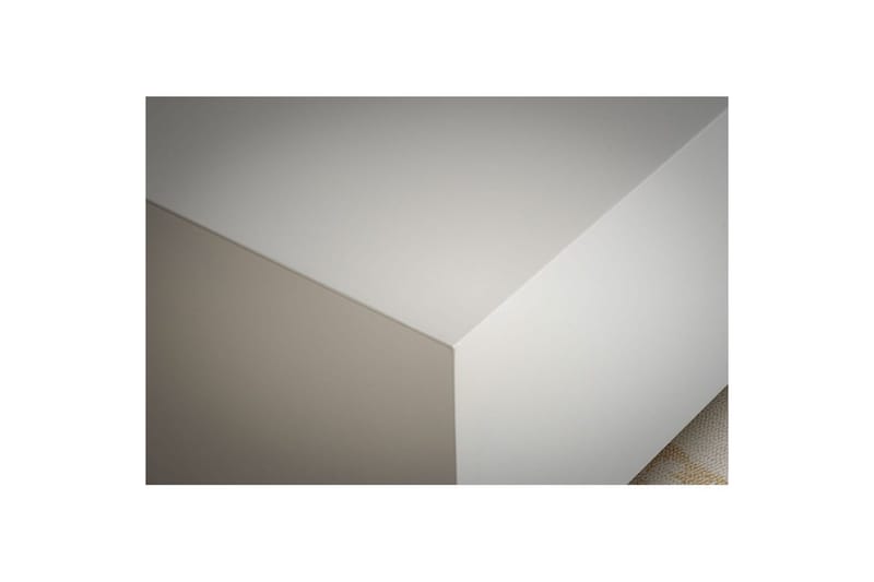 Soffbord Wohnling MONOBLOC modernt utseende, 60x60x35 cm, med släda ben Vit - Vit - Möbler - Vardagsrum - Soffbord & vardagsrumsbord - Soffbord