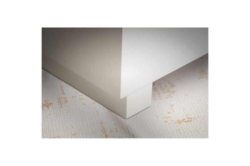 Soffbord Wohnling MONOBLOC modernt utseende, 60x60x35 cm, med släda ben Vit - Vit - Möbler - Vardagsrum - Soffbord & vardagsrumsbord - Soffbord