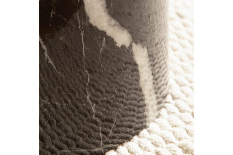 Soffbord Wohnling MONOBLOC rund 60 cm, modern stil Marmor Svart - Marmor Svart - Möbler - Vardagsrum - Soffbord & vardagsrumsbord - Marmorbord