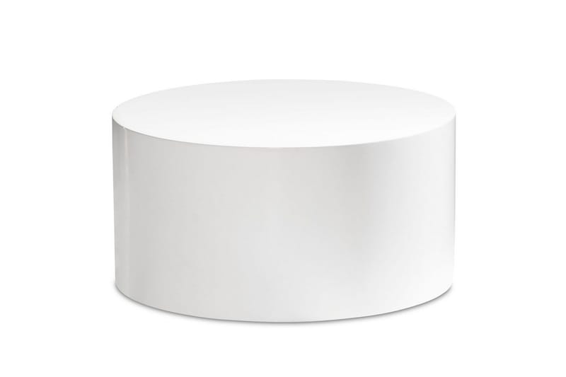 Soffbord Wohnling MONOBLOC rund 60 cm, modern stil Vit - Vit - Möbler - Vardagsrum - Soffbord & vardagsrumsbord - Soffbord