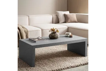 Soffbord Wohnling rektangulär 110 cm, stenoptik, modern look Grå - Grå - Möbler - Vardagsrum - Soffbord & vardagsrumsbord - Soffbord