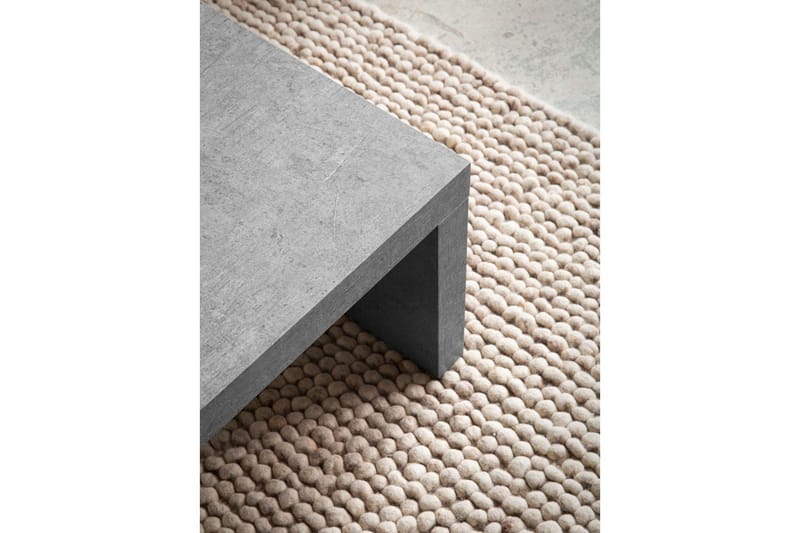 Soffbord Wohnling rektangulär 110 cm, stenoptik, modern look Grå - Grå - Möbler - Vardagsrum - Soffbord & vardagsrumsbord - Soffbord