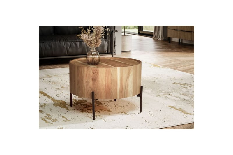Soffbord Wohnling Rund 60 cm Massivt trä Skandinavisk stil - M�öbler - Vardagsrum - Soffbord & vardagsrumsbord - Soffbord