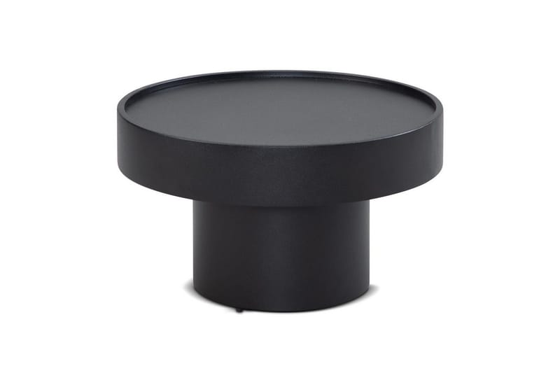 Soffbord Wohnling Rund 60 cm Svamputseende Metall Modern Look - Möbler - Vardagsrum - Soffbord & vardagsrumsbord - Soffbord