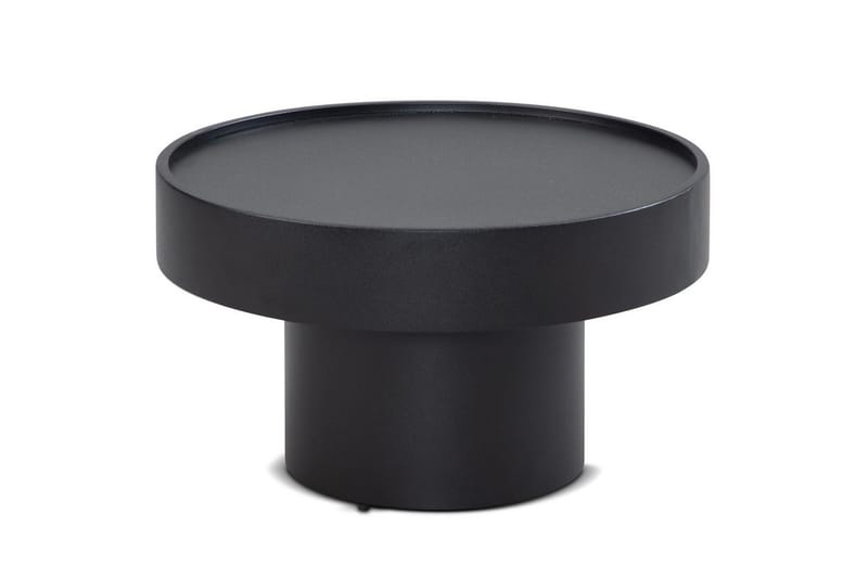 Soffbord Wohnling Rund 60 cm Svamputseende Metall Modern Look - Möbler - Vardagsrum - Soffbord & vardagsrumsbord - Soffbord