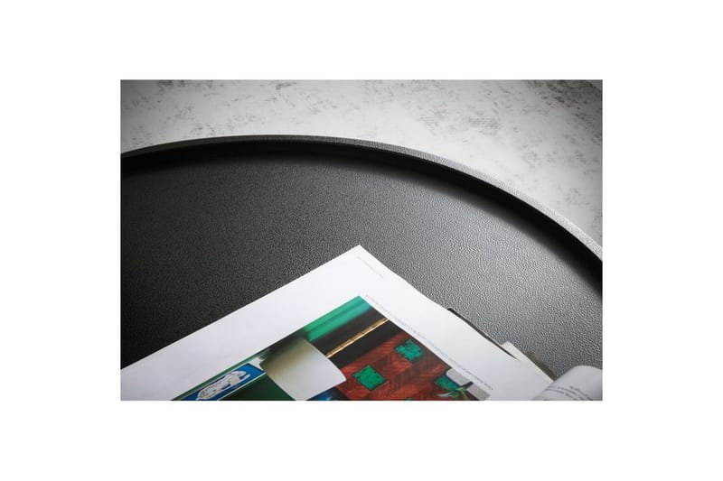Soffbord Wohnling Rund 60 cm Svamputseende Metall Modern Look - Möbler - Vardagsrum - Soffbord & vardagsrumsbord - Soffbord