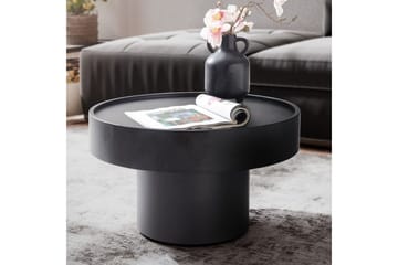 Soffbord Wohnling Rund 60 cm Svamputseende Metall Modern Look - Möbler - Vardagsrum - Soffbord & vardagsrumsbord - Soffbord