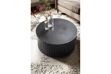 Soffbord Wohnling Rund 67 cm Metallremsor Optik Modern Look - Möbler - Vardagsrum - Soffbord & vardagsrumsbord - Soffbord