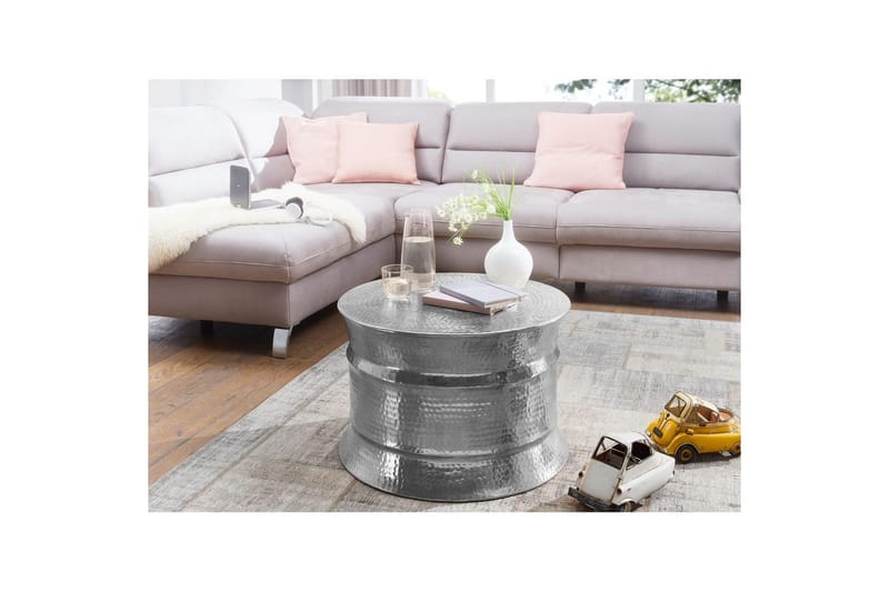 Soffbord Wohnling Rund hamrad aluminiumyta lackerad orientalisk - Möbler - Vardagsrum - Soffbord & vardagsrumsbord - Soffbord