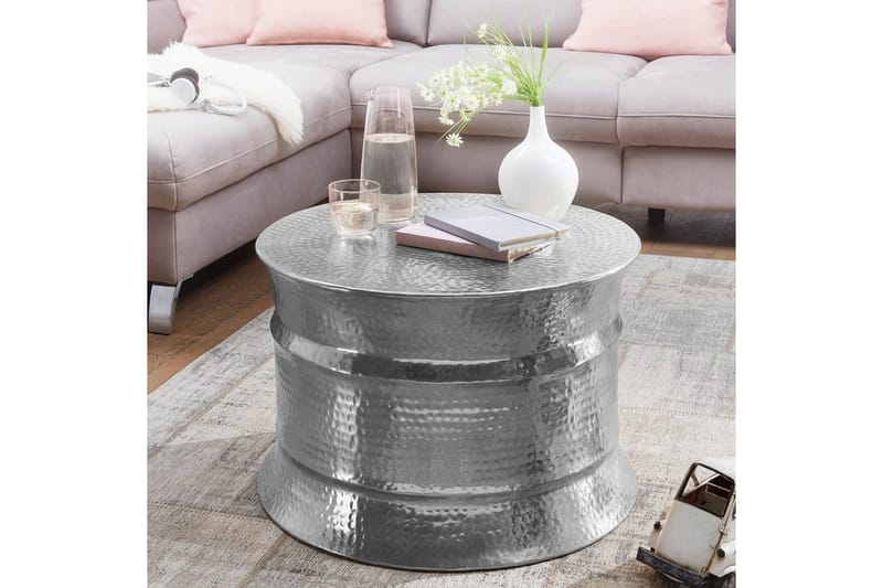 Soffbord Wohnling Rund hamrad aluminiumyta lackerad orientalisk - Möbler - Vardagsrum - Soffbord & vardagsrumsbord - Soffbord