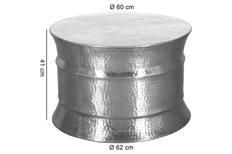 Soffbord Wohnling Rund hamrad aluminiumyta lackerad orientalisk - Möbler - Vardagsrum - Soffbord & vardagsrumsbord - Soffbord