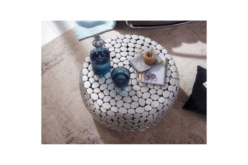 Soffbord Wohnling Rund metallplatta stil matt look modern - Möbler - Vardagsrum - Soffbord & vardagsrumsbord - Soffbord