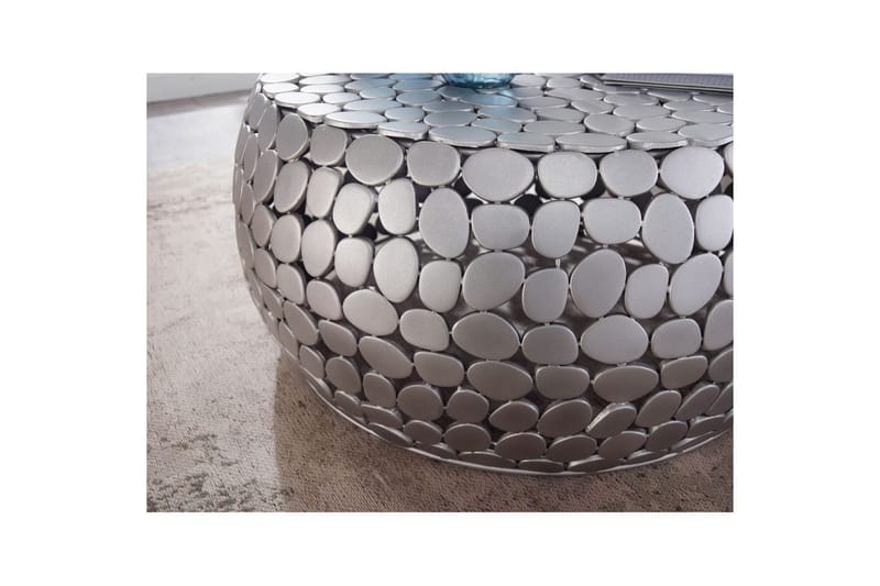 Soffbord Wohnling Rund metallplatta stil matt look modern - Möbler - Vardagsrum - Soffbord & vardagsrumsbord - Soffbord