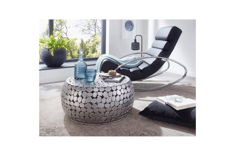 Soffbord Wohnling Rund metallplatta stil matt look modern - Möbler - Vardagsrum - Soffbord & vardagsrumsbord - Soffbord