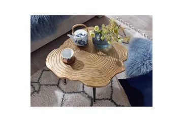 Soffbord Wohnling Träskiva Stil Metall Modern med Metallben - Möbler - Vardagsrum - Soffbord & vardagsrumsbord - Soffbord