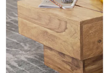 Woolam Kvadratiskt Soffbord 44 cm i Massivt Trä - Brun - Möbler - Vardagsrum - Soffbord & vardagsrumsbord - Soffbord