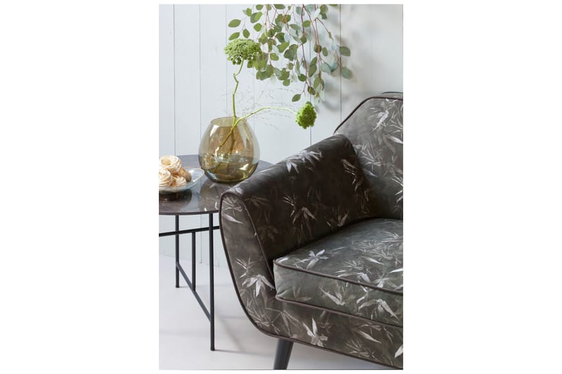 WULF Soffbord 60 cm Runt Marmormönster Svart - Möbler - Vardagsrum - Soffbord & vardagsrumsbord - Soffbord