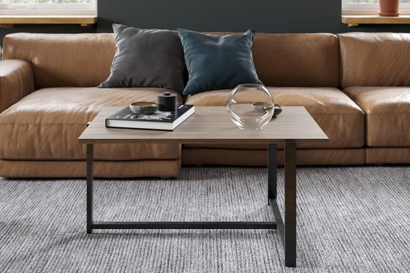 Yggersryd 92 cm Rektangulärt Soffbord i Mörkt Trä - Brun - Möbler - Vardagsrum - Soffbord & vardagsrumsbord - Soffbord
