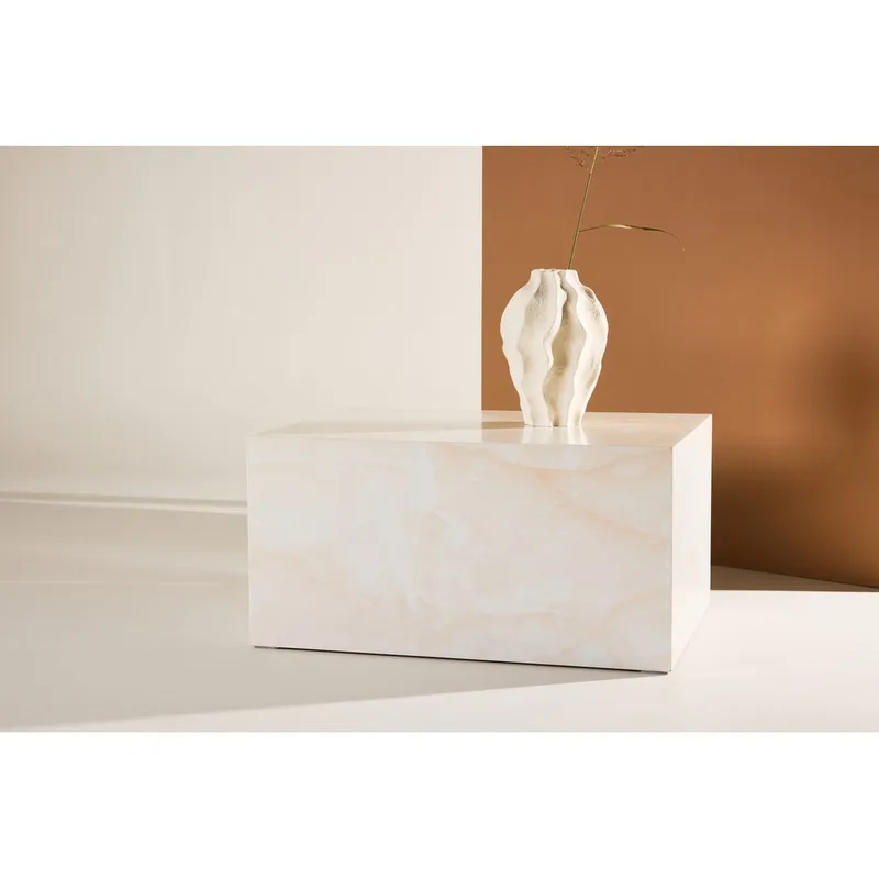 Soffbord York - Light Yellow, 80 x 60 - Möbler - Vardagsrum - Soffbord & vardagsrumsbord - Soffbord