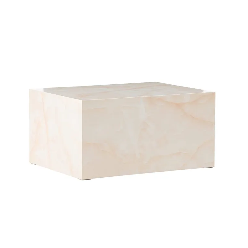 Soffbord York - Light Yellow, 80 x 60 - Möbler - Vardagsrum - Soffbord & vardagsrumsbord - Soffbord