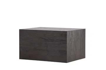 York Rektangulärt Soffbord 80x60 cm i Trä med Mörkt Trä - Brun - Möbler - Vardagsrum - Soffbord & vardagsrumsbord - Soffbord