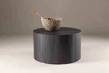 York Runt Soffbord 80 cm i Trä med Målat Trä - Mörkgrå - Möbler - Vardagsrum - Soffbord & vardagsrumsbord - Soffbord