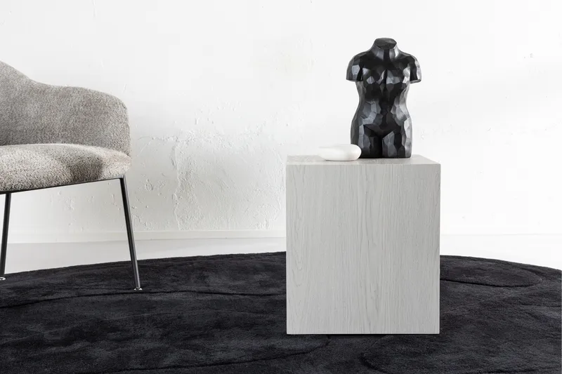 York Soffbord 40x40 cm - Whitewash - Möbler - Vardagsrum - Soffbord & vardagsrumsbord - Soffbord