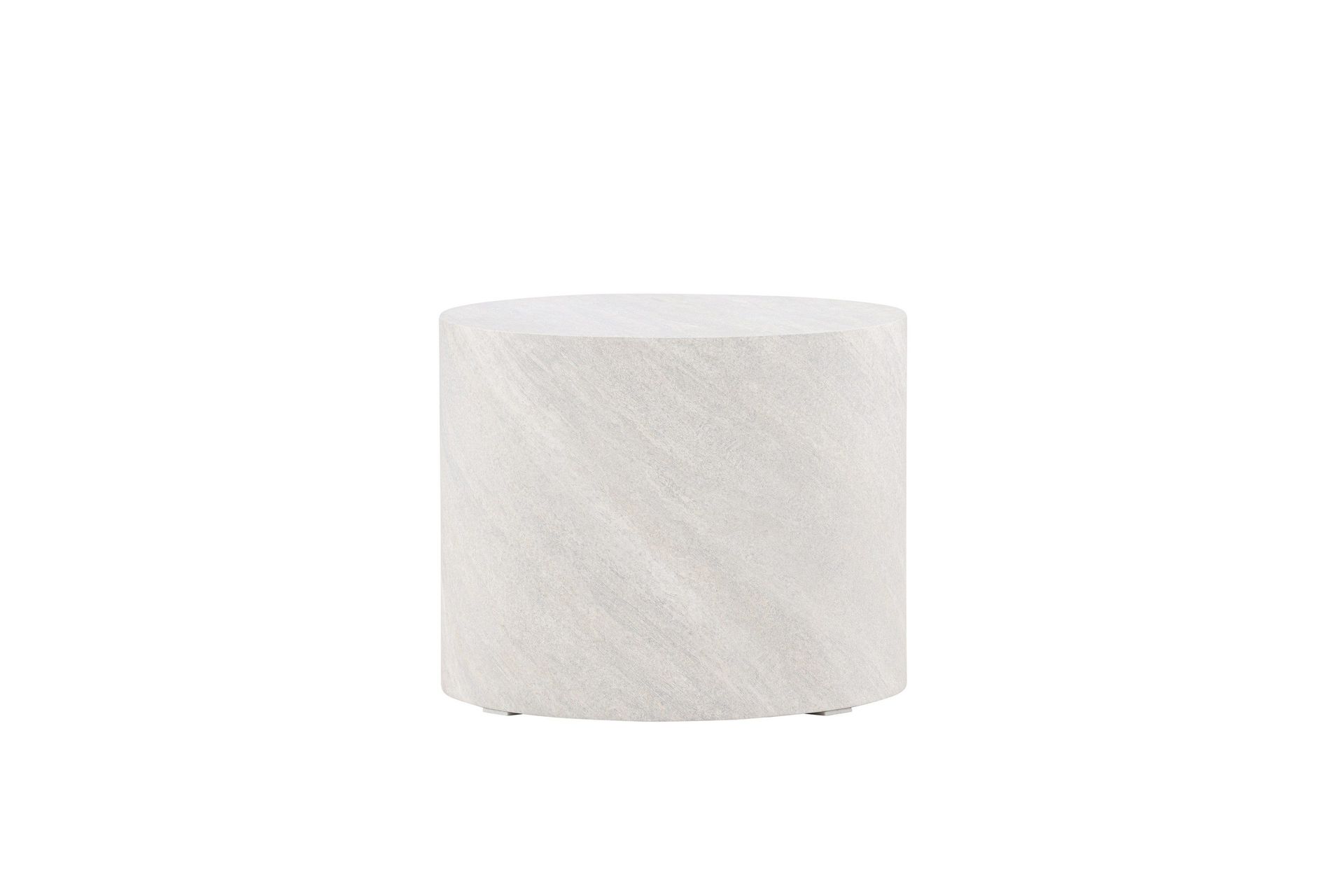 York Travertin Soffbord 50 cm - Gr&aring;