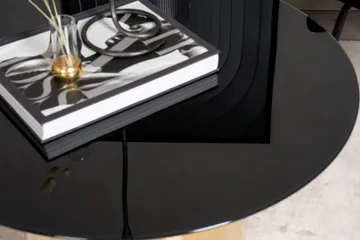 Ystad Soffbord Runt 75 cm - Svart - Möbler - Vardagsrum - Soffbord & vardagsrumsbord - Soffbord