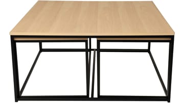 Soffbordsats Yrland 2+1 - Vitpigmenterad - Möbler - Vardagsrum - Soffbord & vardagsrumsbord - Satsbord