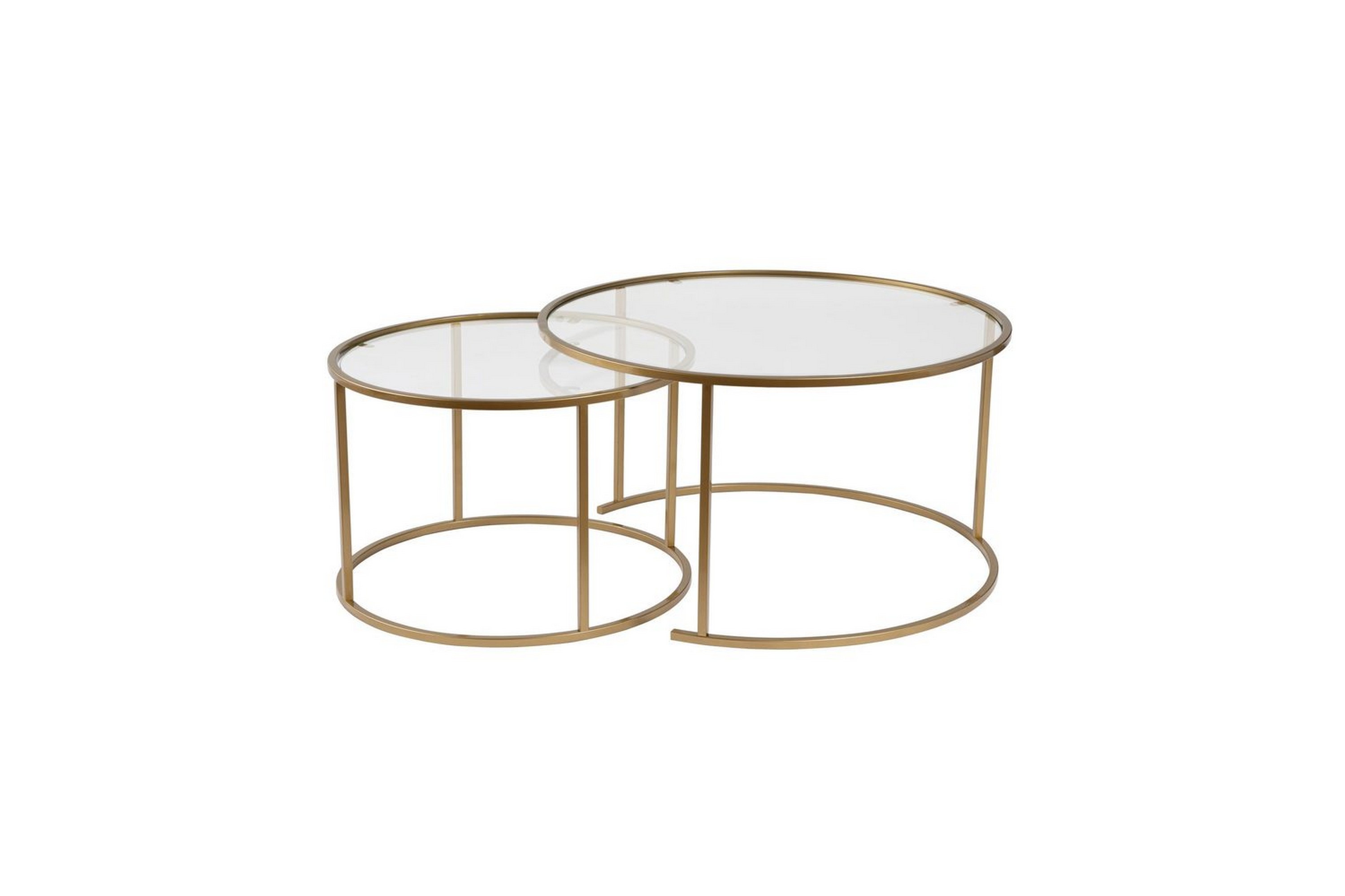 soffbordset rikiya guld transparent -