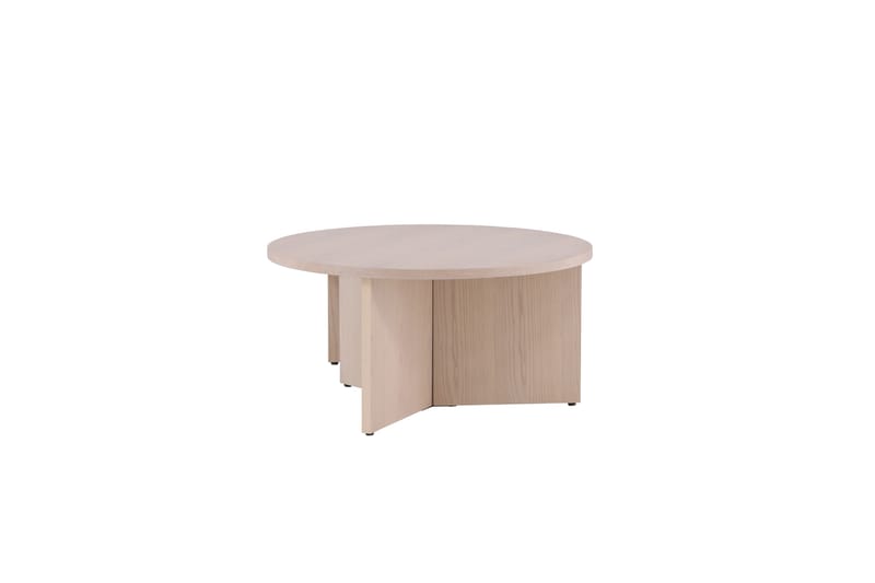 Soffbordset Saltö 2st Runda 85 cm/65 cm - Vit - Möbler - Vardagsrum - Soffbord & vardagsrumsbord - Soffbord