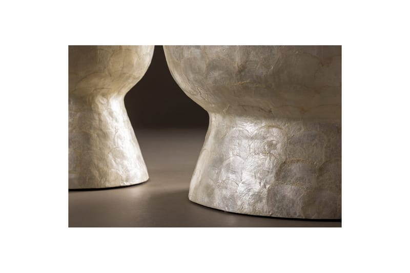 Soffbordset VIND Sandön 2st Runda 70 cm/40 cm - Ljusgrå - Möbler - Vardagsrum - Soffbord & vardagsrumsbord - Satsbord