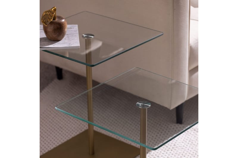 Soffbordssats Challur Rany / Transparent - Rany / Transparent - Möbler - Vardagsrum - Soffbord & vardagsrumsbord - Soffbord
