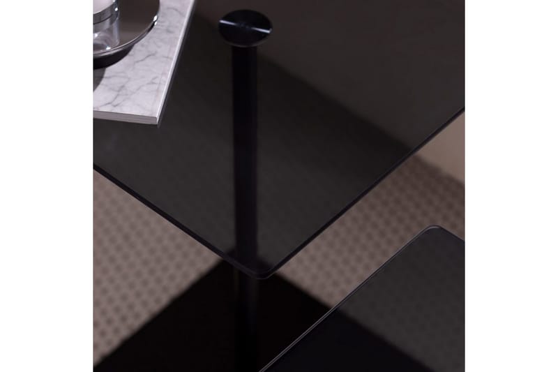 Soffbordssats Challur Svart / Rök - Svart - Möbler - Vardagsrum - Soffbord & vardagsrumsbord - Satsbord