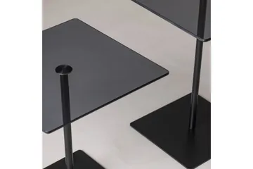 Soffbordssats Challur Svart / Rök - Svart - Möbler - Vardagsrum - Soffbord & vardagsrumsbord - Satsbord