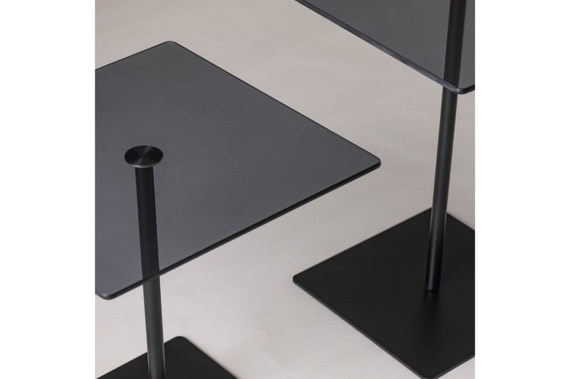 Soffbordssats Challur Svart / Rök - Svart - Möbler - Vardagsrum - Soffbord & vardagsrumsbord - Satsbord