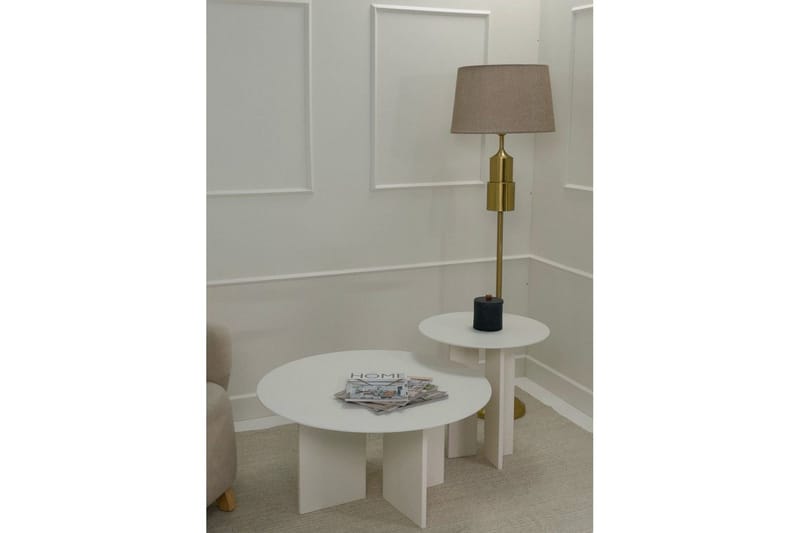 Soffbordssats Glenure Grädde - Grädde - Möbler - Vardagsrum - Soffbord & vardagsrumsbord - Satsbord