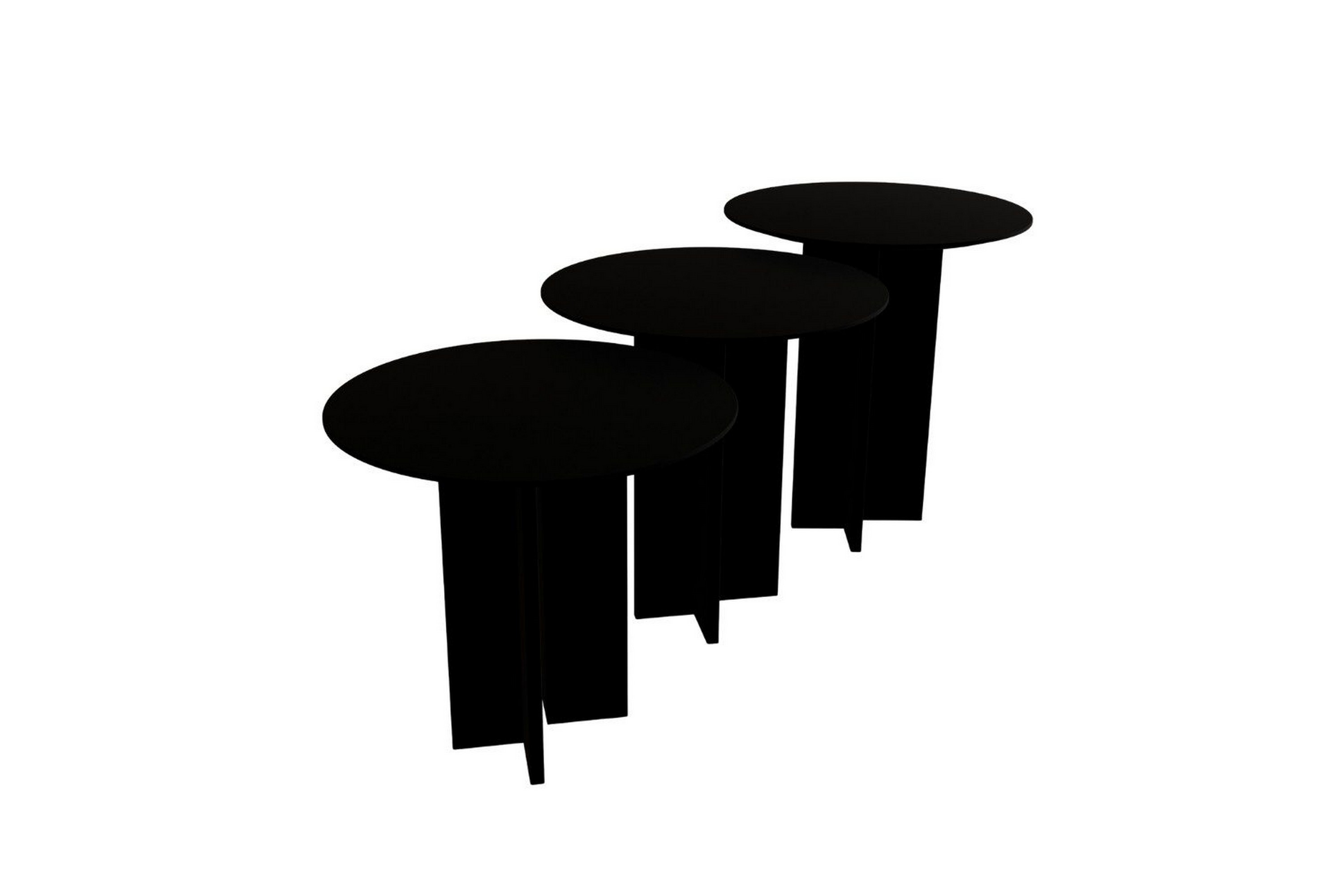 soffbordssats glenure svart - svart